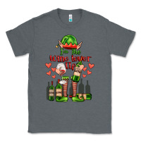 Charcoal Heather im the wine lover elf Classic Tee - FaDigitalArtStudio