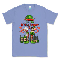 Colony Blue im the wine lover elf Classic Tee - FaDigitalArtStudio
