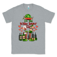 Heather Grey im the wine lover elf Classic Tee - FaDigitalArtStudio