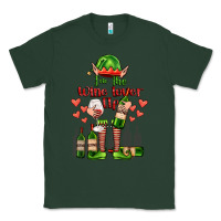 Sports Green im the wine lover elf Classic Tee - FaDigitalArtStudio