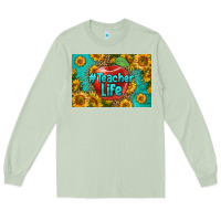 Matcha teacher life skinny metal can holder Long Sleeve Tee - HRA Design Shop