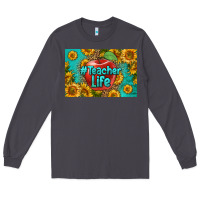 Smoke teacher life skinny metal can holder Long Sleeve Tee - HRA Design Shop