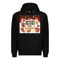 Black christmas calories don't count Premium Hoodie - MaliasSmallBusiness