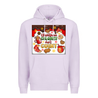 Lilac christmas calories don't count Premium Hoodie - MaliasSmallBusiness