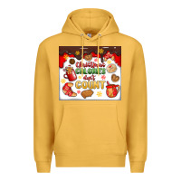 Mustard christmas calories don't count Premium Hoodie - MaliasSmallBusiness