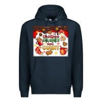 Navy christmas calories don't count Premium Hoodie - MaliasSmallBusiness