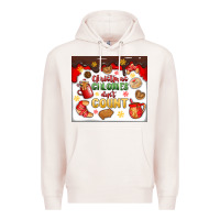 Pale Pink christmas calories don't count Premium Hoodie - MaliasSmallBusiness