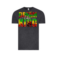 Vintage Black dream like king with crown Vintage Tee - texasbilliewilder