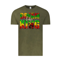 Vintage Olive dream like king with crown Vintage Tee - texasbilliewilder