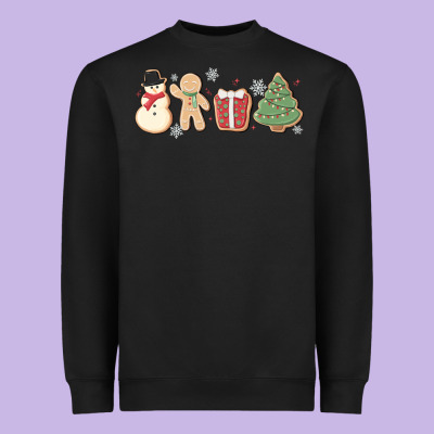 Heavyweight Sweatshirt christmas gingerbread cookies