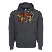Smoke why hello there fall Zipper Hoodie - AdoDesignShop