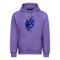 Tulip Bluebonnet Flower Urban Hoodie - LillyAllenDesigns