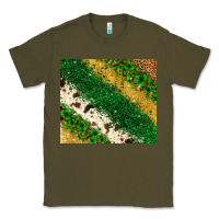 Army Green St. Patrick's Day leopard cowhide glitter tumbler Classic Tee - Neo Western