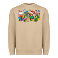 Mushroom autism awareness christmas coffee Heavyweight Sweatshirt - MaliasSmallBusiness