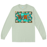 Matcha western daisy mama skinny metal can holder Long Sleeve Tee - HRA Design Shop