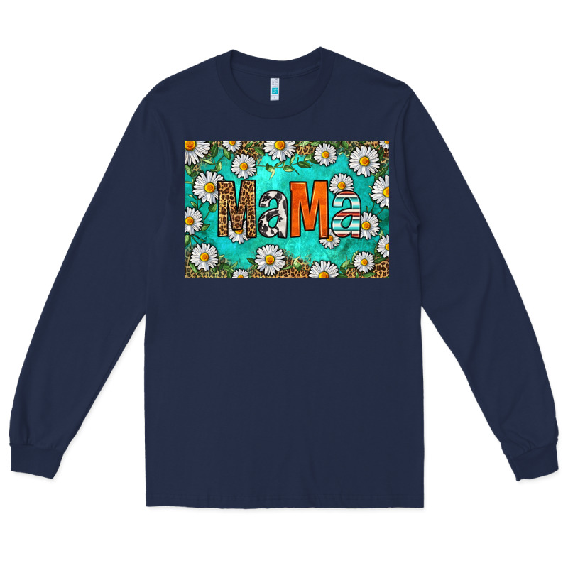 Western Daisy Mama Skinny Metal Can Holder Long Sleeve Tee by HRA Design Shop | Teevron