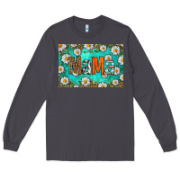 Smoke western daisy mama skinny metal can holder Long Sleeve Tee - HRA Design Shop
