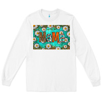 White western daisy mama skinny metal can holder Long Sleeve Tee - HRA Design Shop