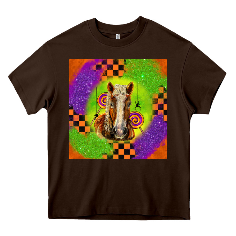 Halloween Belgian Horse Heavy Core Tee by LillyAllenDesigns | Teevron