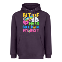 Plum bit of a mess but doin my best Heavyweight Hoodie - NancyCooperArtShop