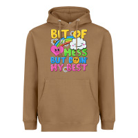 Toasted Coconut bit of a mess but doin my best Heavyweight Hoodie - NancyCooperArtShop