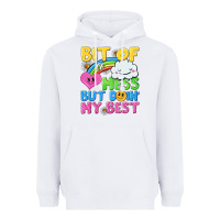 White bit of a mess but doin my best Heavyweight Hoodie - NancyCooperArtShop