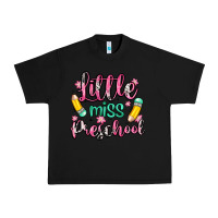 Black little miss preschool Urban Heavy Tee - Zillion Design Studio