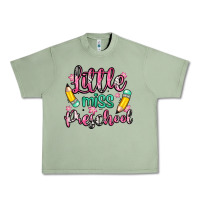 Oil Green little miss preschool Urban Heavy Tee - Zillion Design Studio