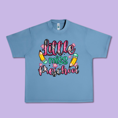 Little Miss Preschool Urban Heavy Tee Designed By Zillion Design Studio