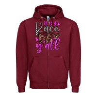 Burgundy it's race day y'all Zipper Hoodie - JahusDesignShop