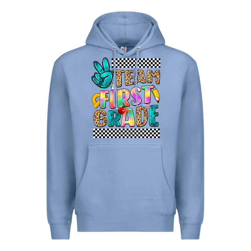 Team First Grade Premium Hoodie by NancyCooperArtShop | Teevron