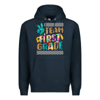 Navy team first grade Premium Hoodie - NancyCooperArtShop
