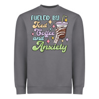 Storm fueled by iced coffee and anxiety Heavyweight Sweatshirt - MaliasSmallBusiness