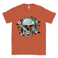 Copper Halloween Skeleton Classic Tee - CowhideDigitalArt