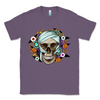 Lavender Halloween Skeleton Classic Tee - CowhideDigitalArt