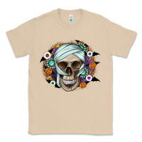 Mushroom Halloween Skeleton Classic Tee - CowhideDigitalArt