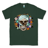 Sports Green Halloween Skeleton Classic Tee - CowhideDigitalArt