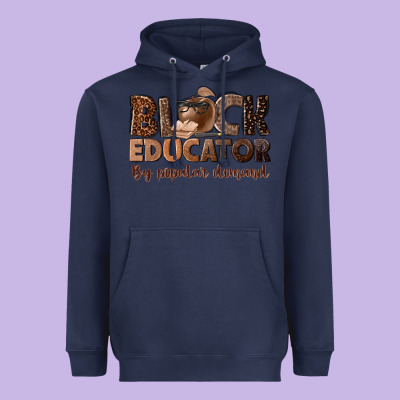 Black Educator By Popular Demand Heavyweight Hoodie Designed By Nancycooperartshop