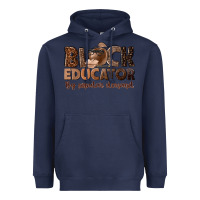 Navy black educator by popular demand Heavyweight Hoodie - NancyCooperArtShop