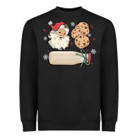 Custom Milk And Cookies With Santa Heavyweight Sweatshirt | Teevron