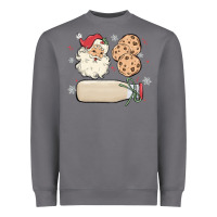 Storm custom milk and cookies with santa Heavyweight Sweatshirt - MaliasSmallBusiness