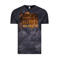 Cloud Black educated motivated elevated melanated Vintage Tee - texasbilliewilder
