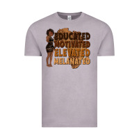 Vintage Zinc educated motivated elevated melanated Vintage Tee - texasbilliewilder