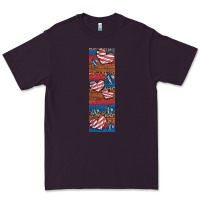 Plum usa flag and cross penwraps Premium Tee - Artiststas