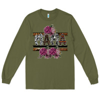 Army Green mama Long Sleeve Tee - SublimationCraftShop