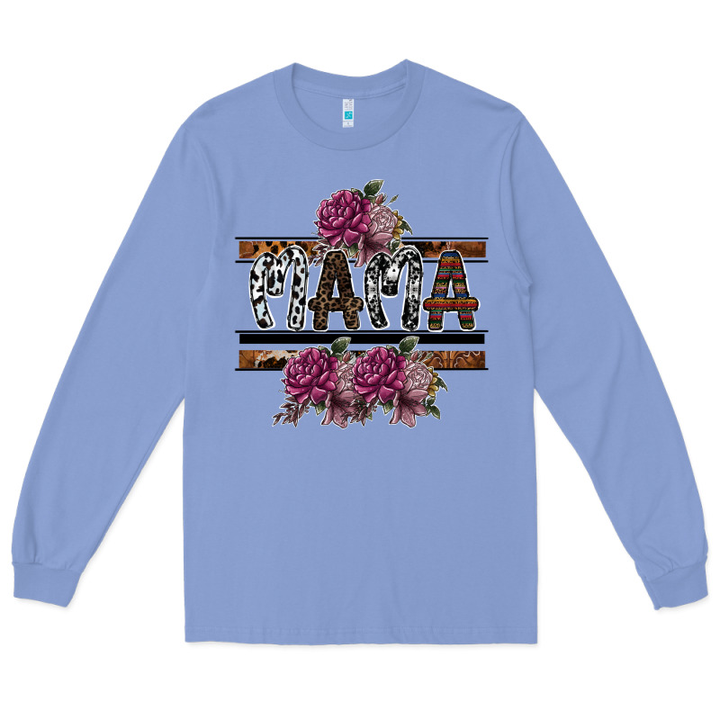 Mama Long Sleeve Tee by SublimationCraftShop | Teevron