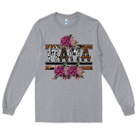 Heather Grey mama Long Sleeve Tee - SublimationCraftShop