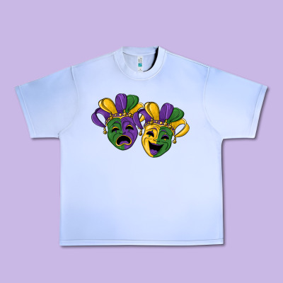 Mardi Gras Mask Urban Heavy Tee Designed By Ranaportraitstore