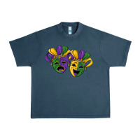 Midnight Navy mardi gras mask Urban Heavy Tee - RanaPortraitStore