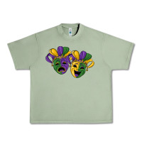 Oil Green mardi gras mask Urban Heavy Tee - RanaPortraitStore